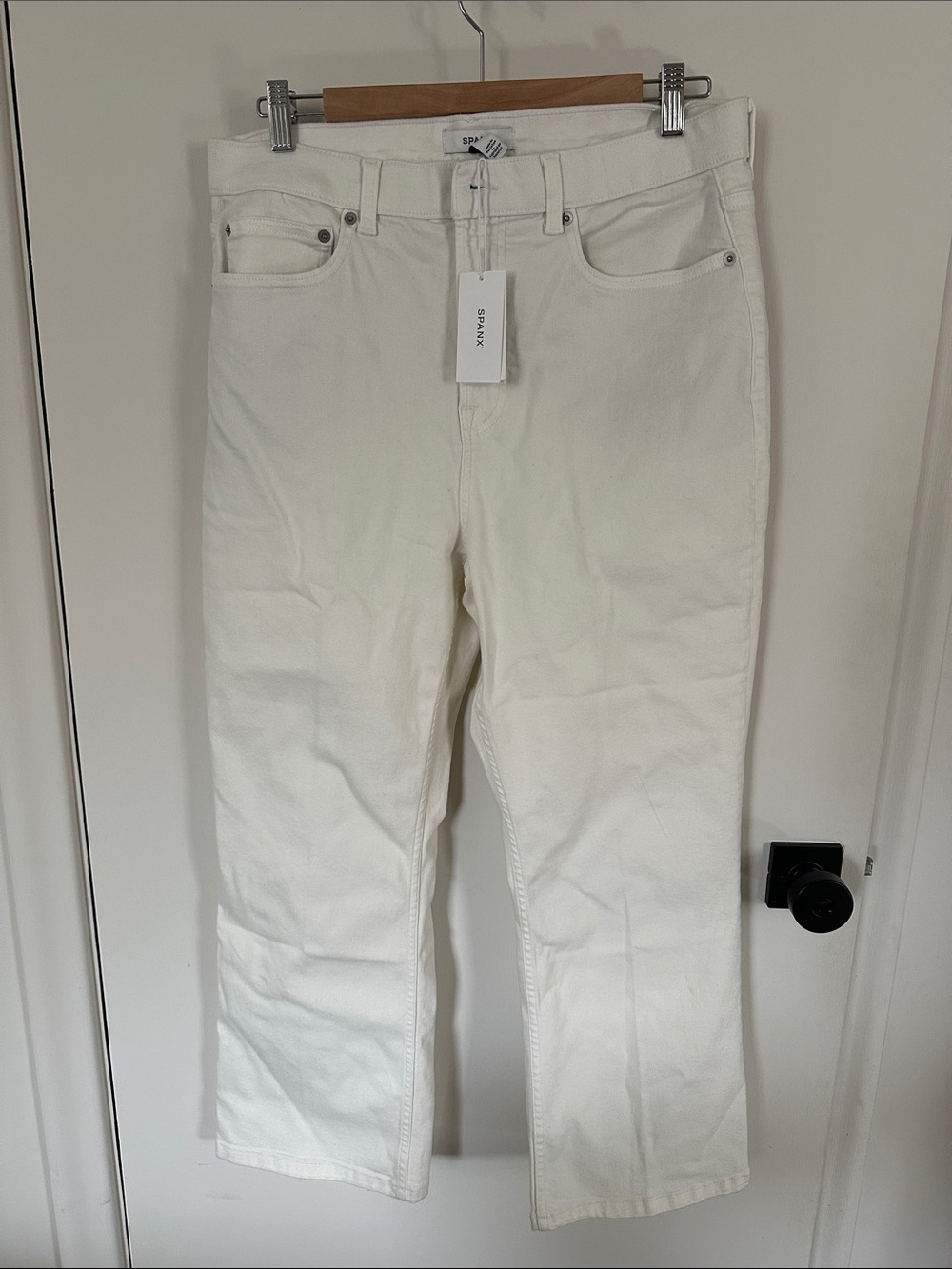 SPANX Cream Kick Flare Women's Jeans